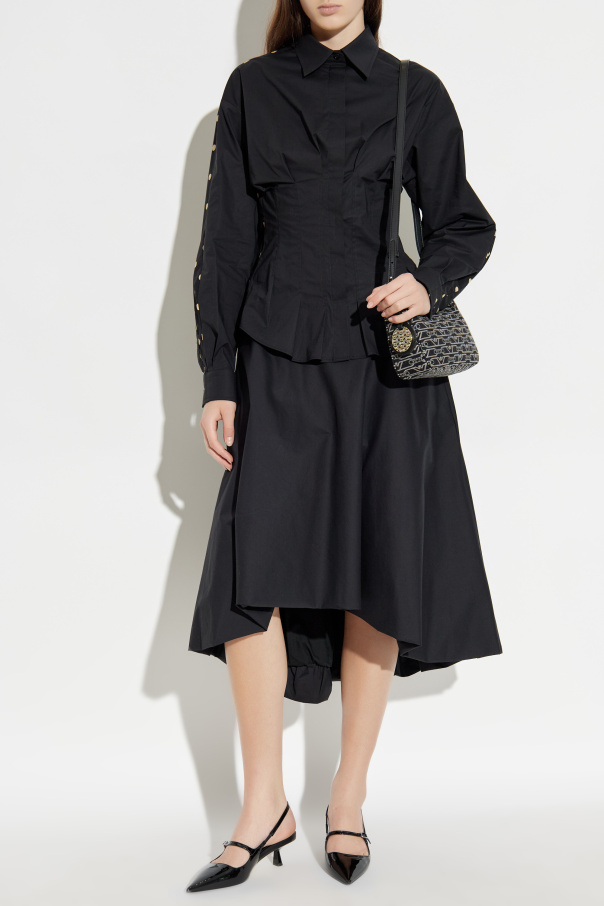 Moschino Falda de corte asimétrico