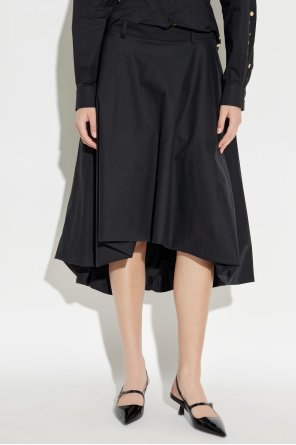 Moschino Falda de corte asimétrico