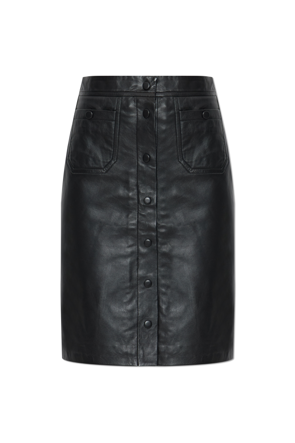 Leather skirt `Locus` od Munthe
