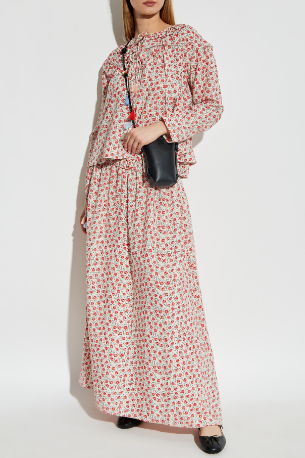 Munthe Falda con motivo floral