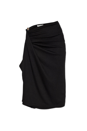 'Droplet Crystal Clasp Cascade' skirt