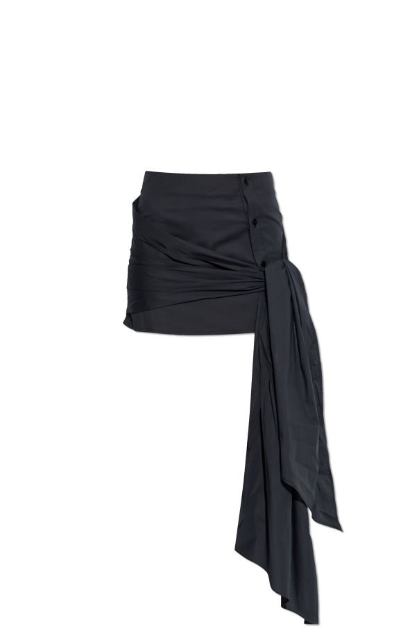 Skirt with a shirt motif od The Attico