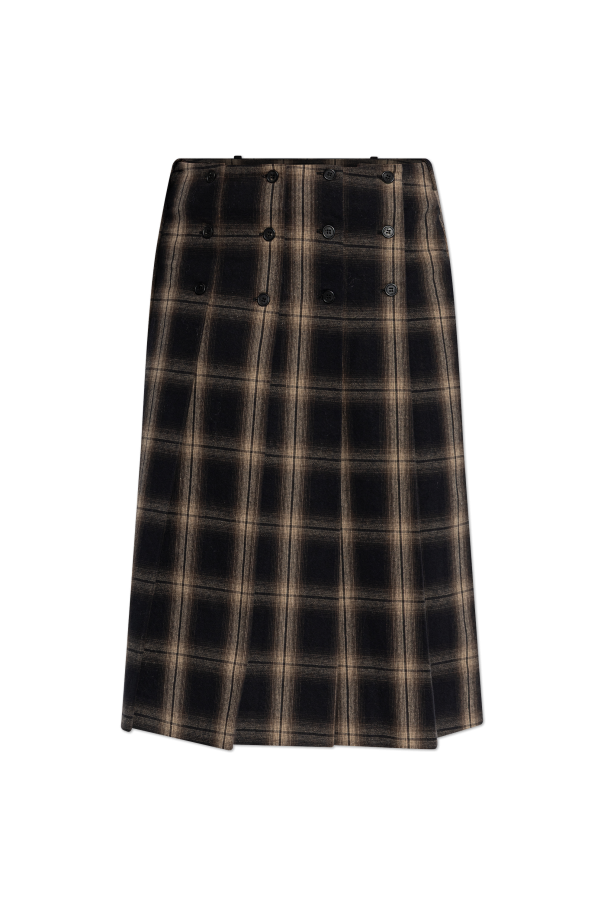 Plaid pattern skirt od The Attico