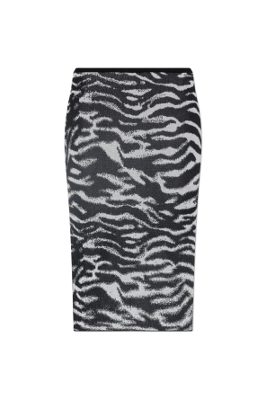 Animal print skirt