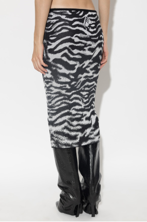 The Attico Animal print skirt