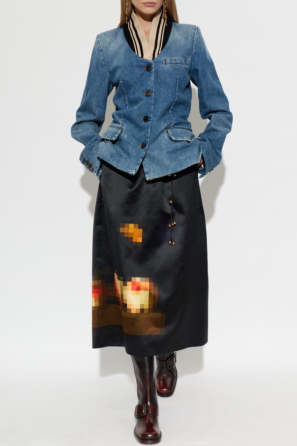 Dries Van Noten Sukně ‘Sentista’