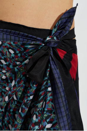 Dries Van Noten Silk skirt "Scarfy Long"