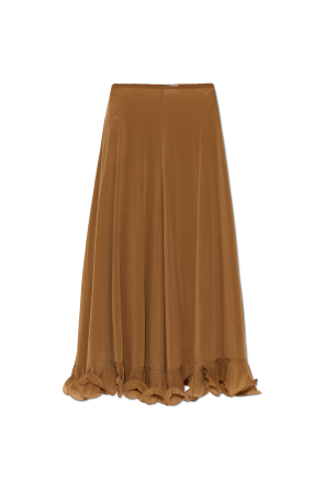 Skirt with ruffle