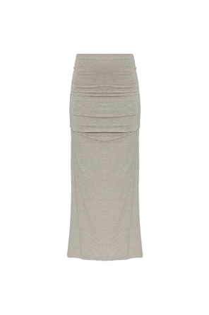 Skirt with ruching