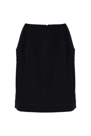 Black Mid-Length Skirt