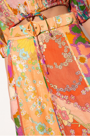 Zimmermann Floral-printed skirt