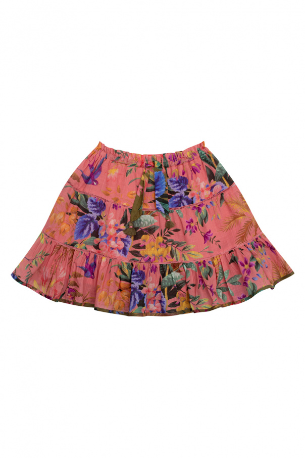 Zimmermann Kids Floral skirt