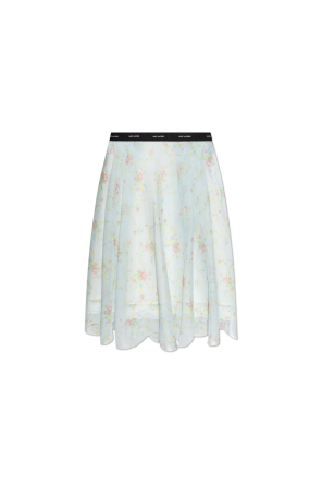 Floral motif skirt