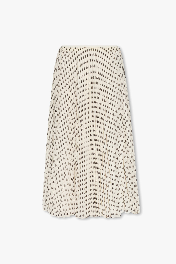 Red valentino sonnenbrille Pleated skirt