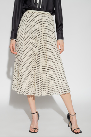 Red valentino sonnenbrille Pleated skirt