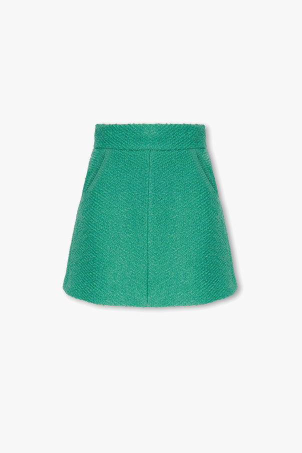 Red valentino Lace-detailed Mini skirt