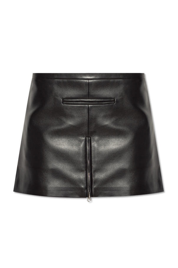 Courrèges Leather skirt