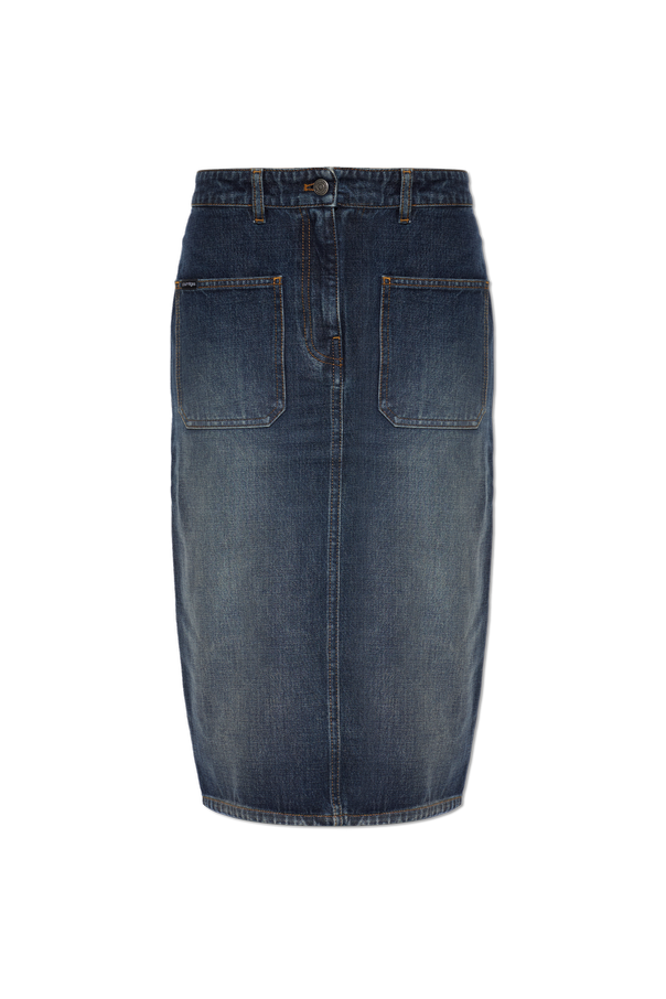 Denim skirt with pockets od Courrèges