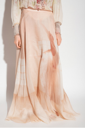 Zimmermann Long skirt with print