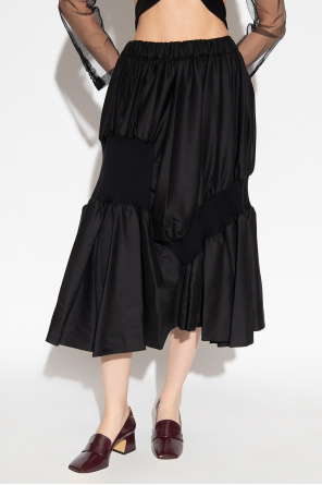 Comme des Garçons Noir Kei Ninomiya Skirt with elastic welts