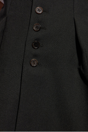 Comme des Garçons Noir Kei Ninomiya Wool dress with vest motif