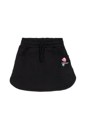 Skirt with logo