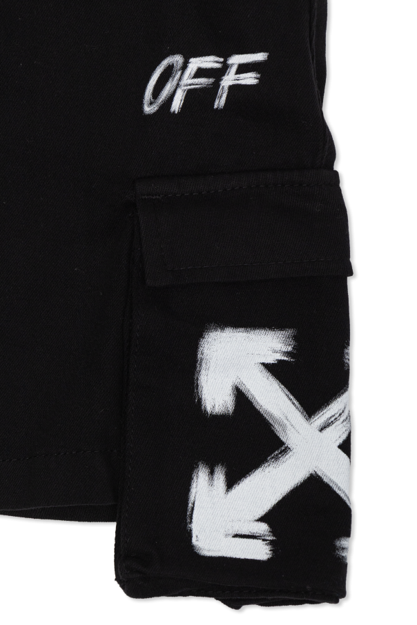 Off-White Kids Printed logo skirt