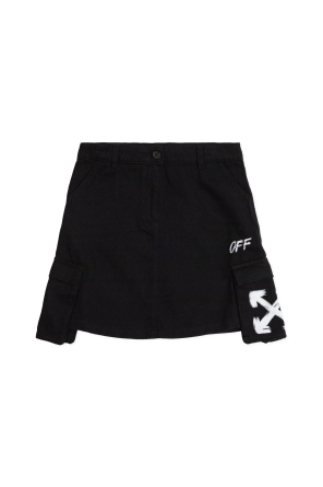 Printed logo skirt