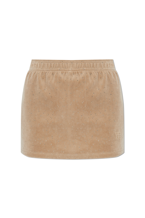 Skort with shimmering crystals od Alexander Wang