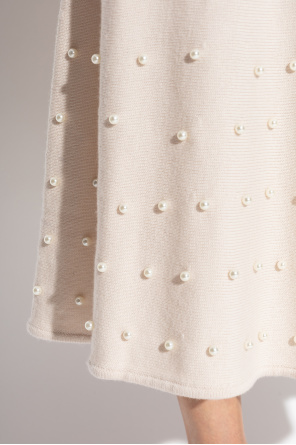 Zimmermann Falda de lana con apliques