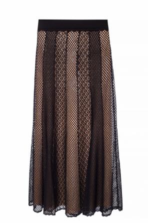 Openwork-trim skirt od Alexander McQueen
