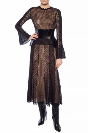 Openwork-trim skirt od Alexander McQueen