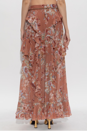 Zimmermann Skirt with slits and ruffles