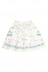 Stella McCartney Kids Floral-embroidered skirt