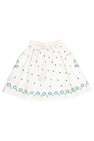 Stella McCartney Kids Floral-embroidered skirt