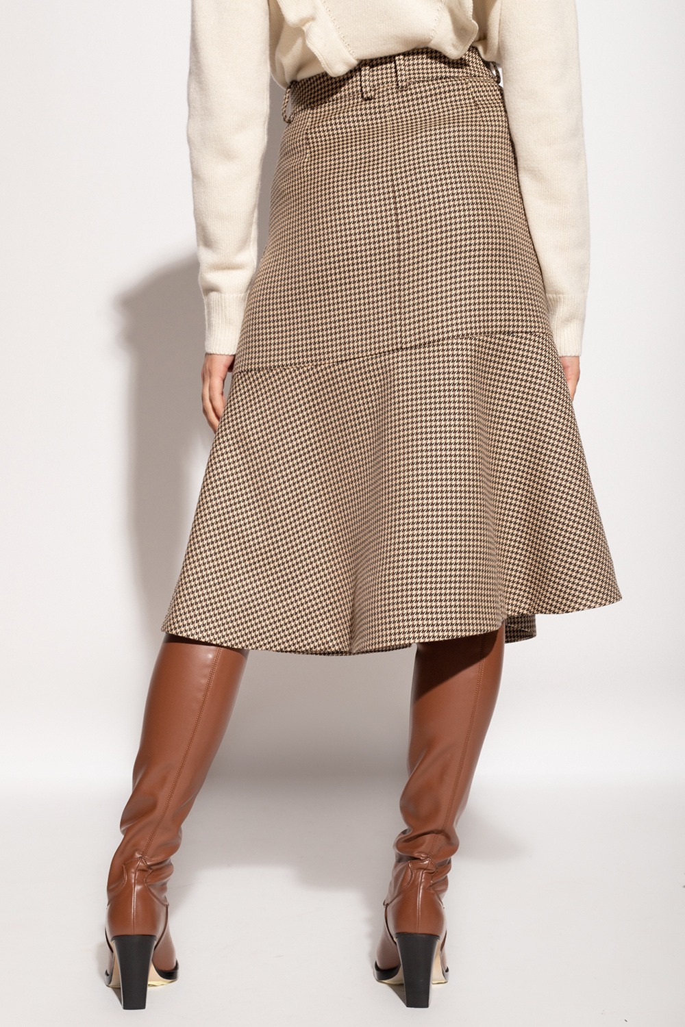 Stella McCartney Houndstooth-pattern skirt