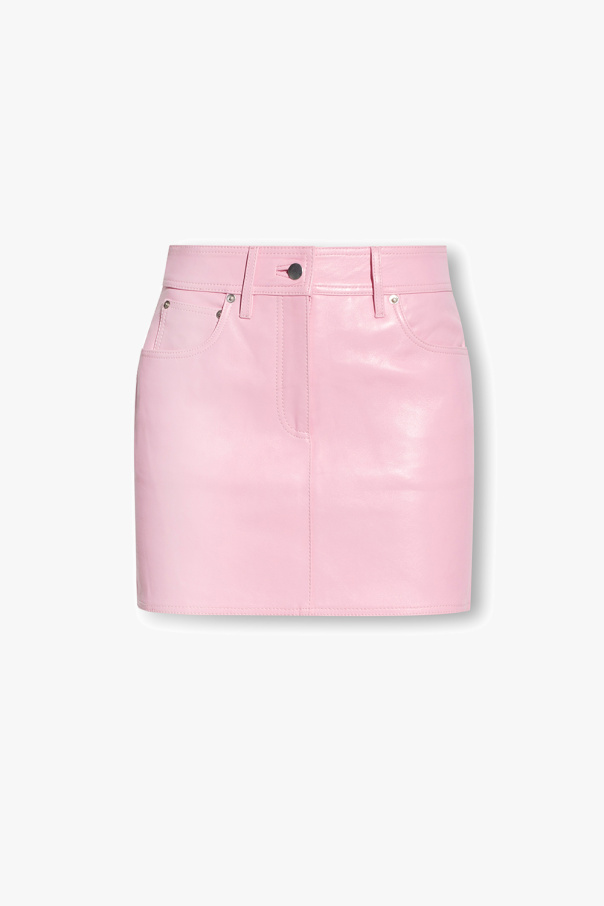 STAND STUDIO ‘Mini MM6 jean’ leather skirt