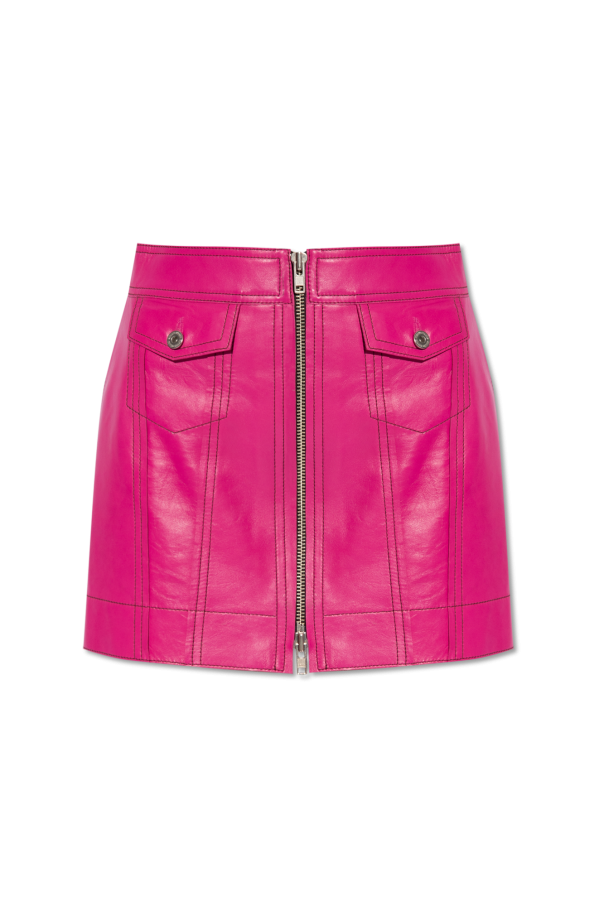 ‘Kaelyn’ leather skirt od STAND STUDIO