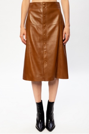 Saint Laurent Leather skirt