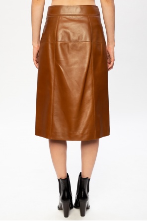 Saint Laurent Leather skirt