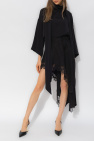 Stella McCartney Asymmetric skirt with lace trims