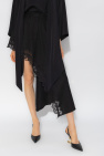 Stella McCartney Asymmetric skirt with lace trims