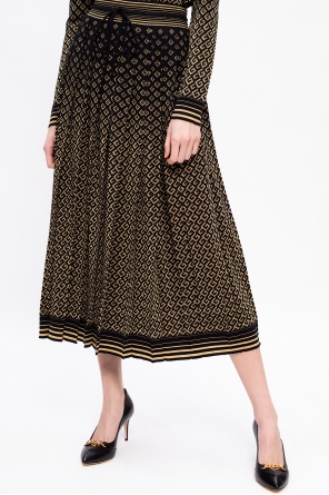 Gucci Patterned pleated skirt