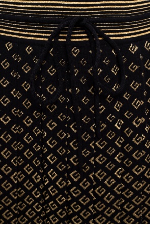 Gucci Patterned pleated skirt