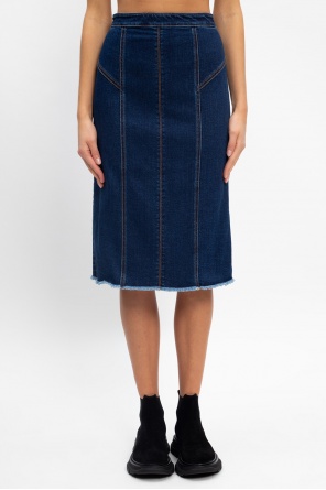 Alexander McQueen Denim skirt