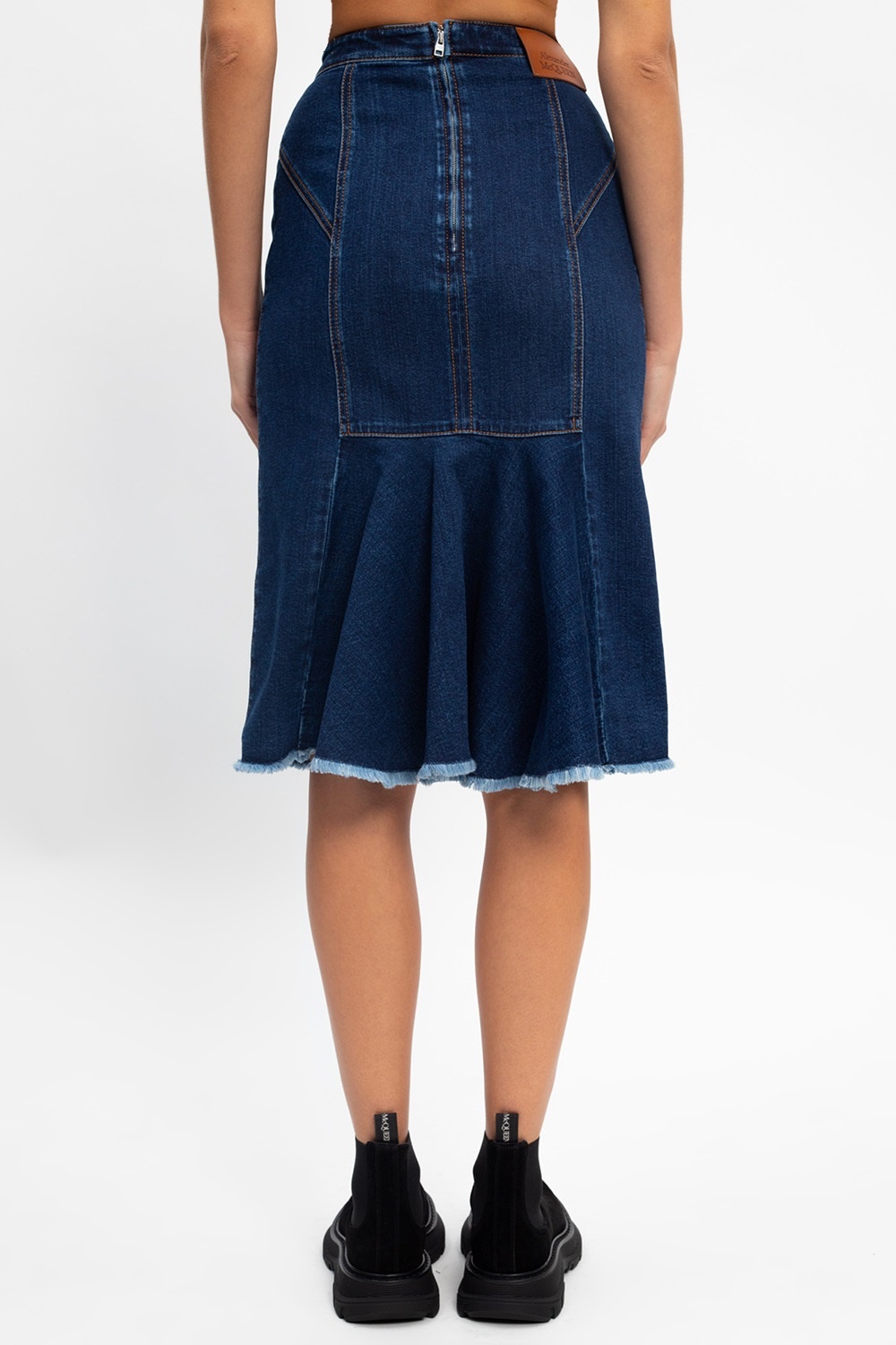 Alexander McQueen Denim skirt