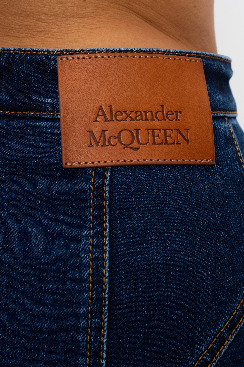 Alexander McQueen Denim skirt