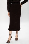 bottega blend Veneta Woven skirt with slit