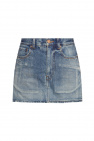 Balenciaga Denim skirt with shorts