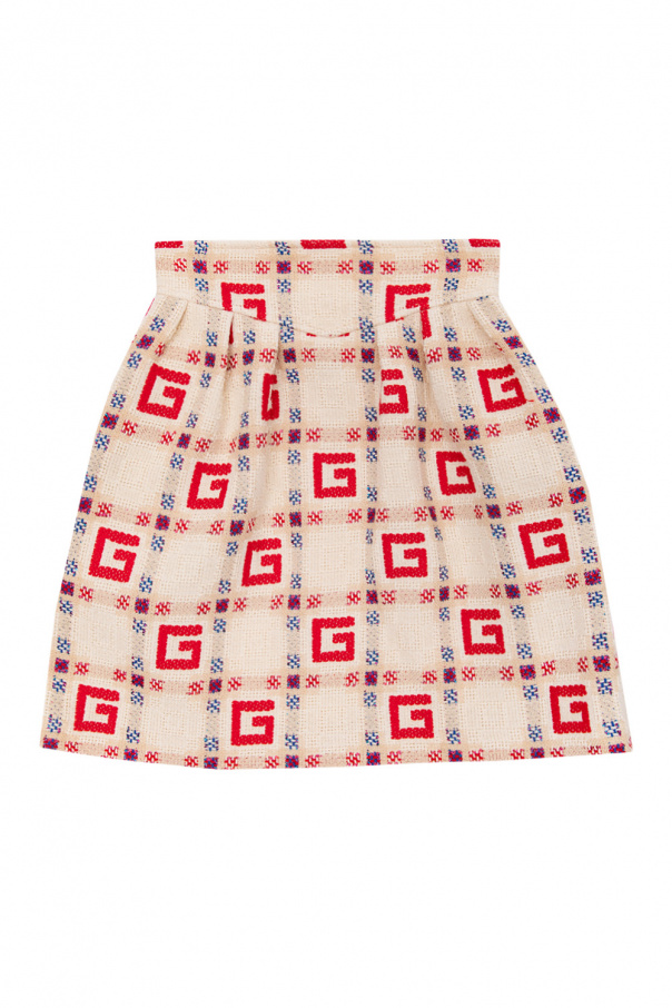 Gucci Kids Patterned skirt